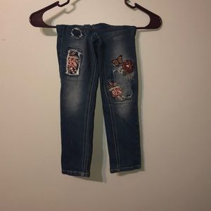 4/$35 Floral jeans.